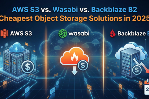 AWS S3 vs. Wasabi vs. Backblaze B2: Cheapest Object Storage Solutions in 2025
